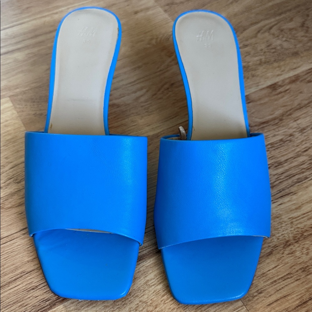 H&M Bright Blue Women's Slide Mules